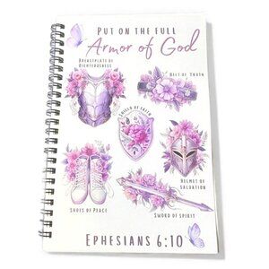 NEW - WOMENS - ARMOR OF GOD - EPHESIANS 100 PAGE STUDY GUIDE - JOURNAL
